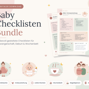 Checkliste: Klinik, Baby, Wochenbett, Begleitperson
